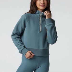 Half-Zip Pullover w/ Hood